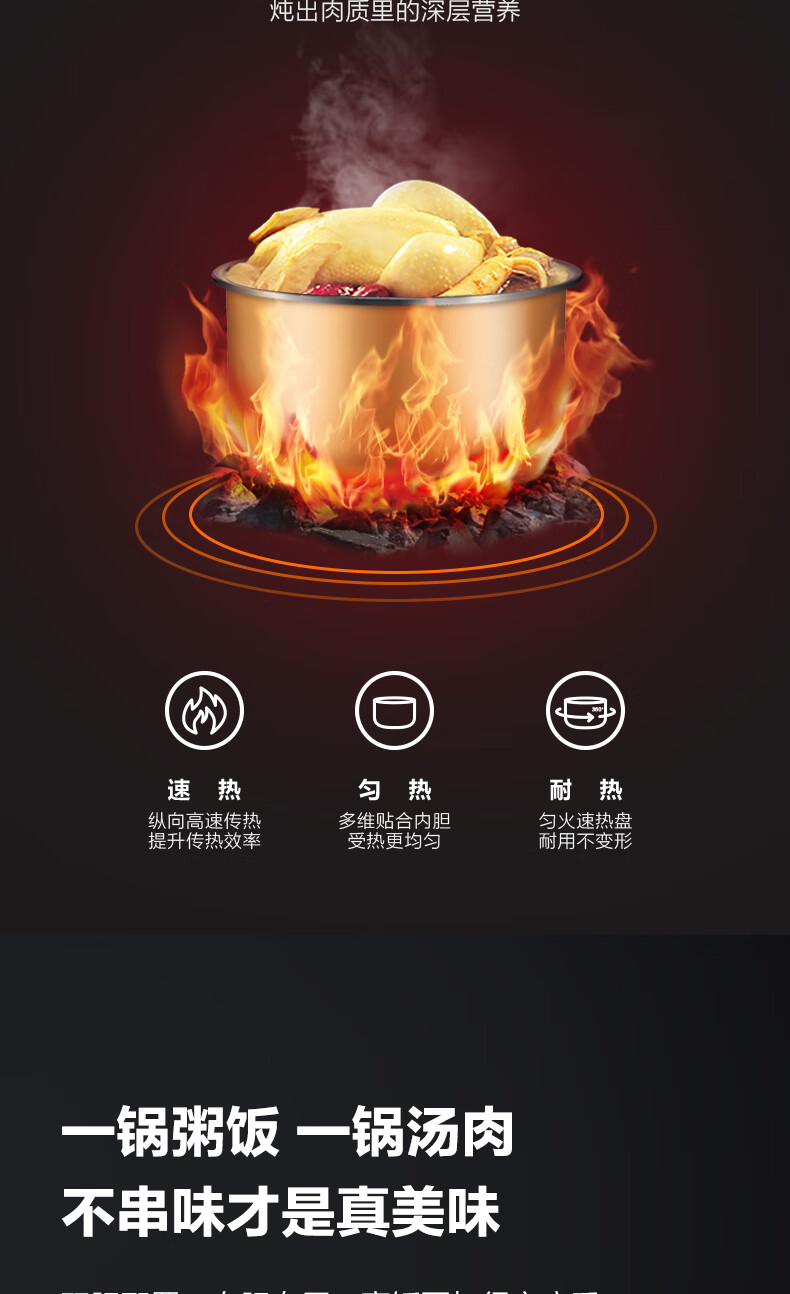 美的电压力锅MY-YL50M3-752 详情图 3