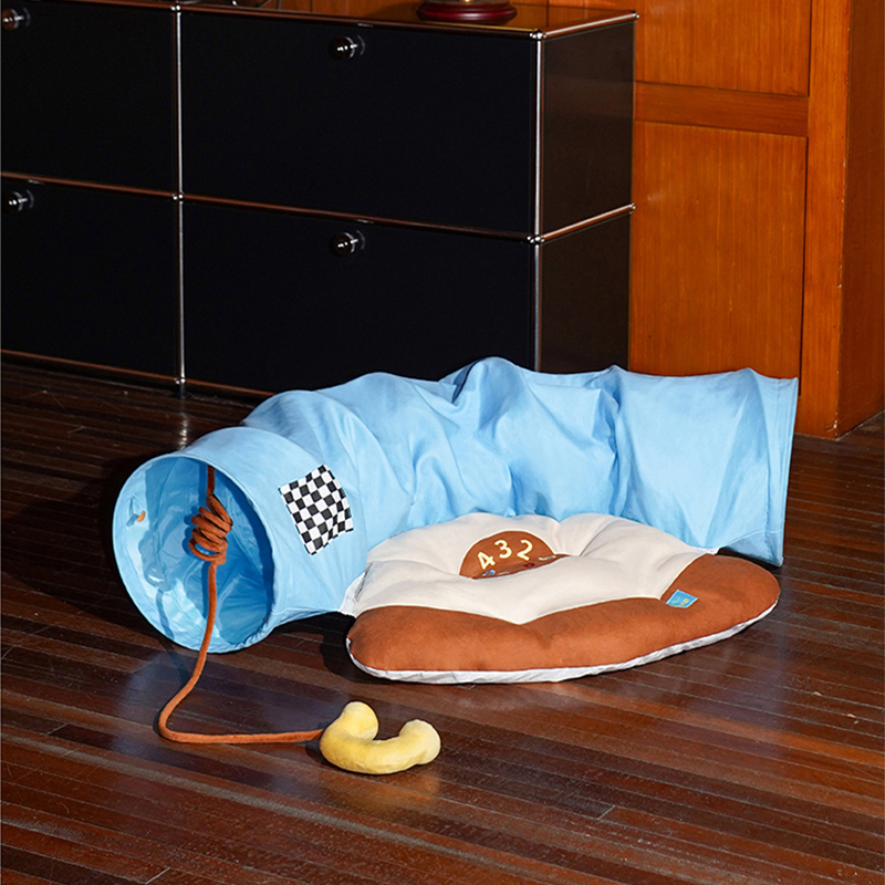 ZEZE 复古电话宠物隧道床 图片 3