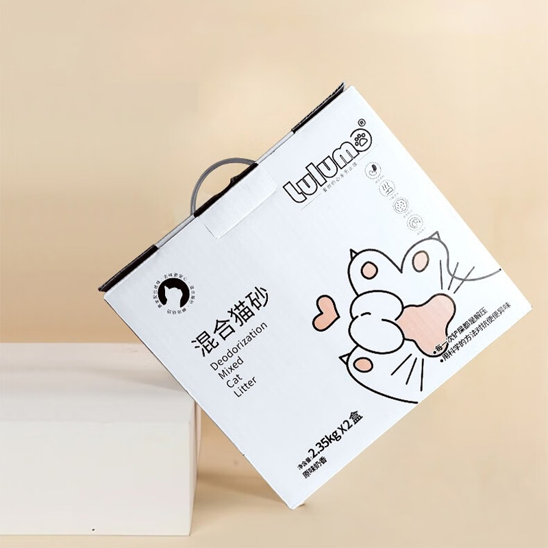 LULUMO 4合1豆腐膨润土混合猫砂 图片 4