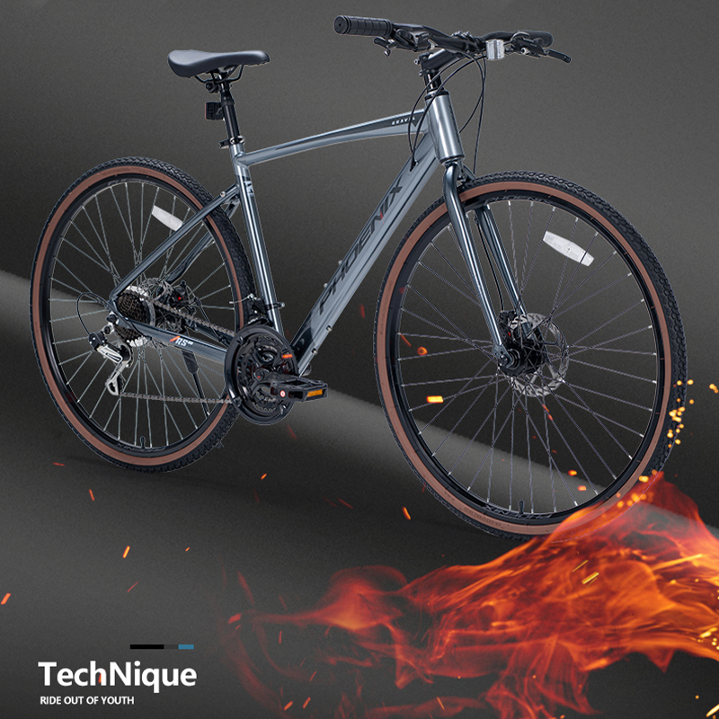 凤凰（Phoenix）公路自行车21速700C平把 图片 2