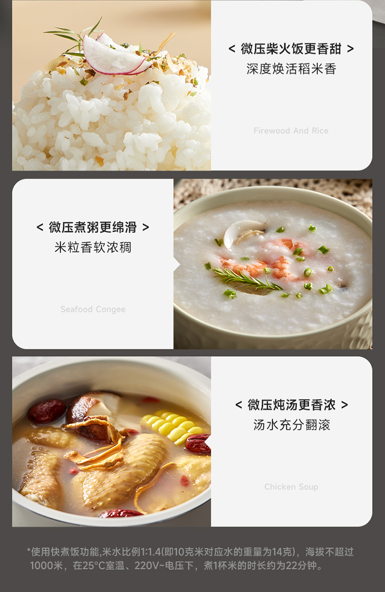 小熊微压电饭煲 DFB-D20H2 详情图 5