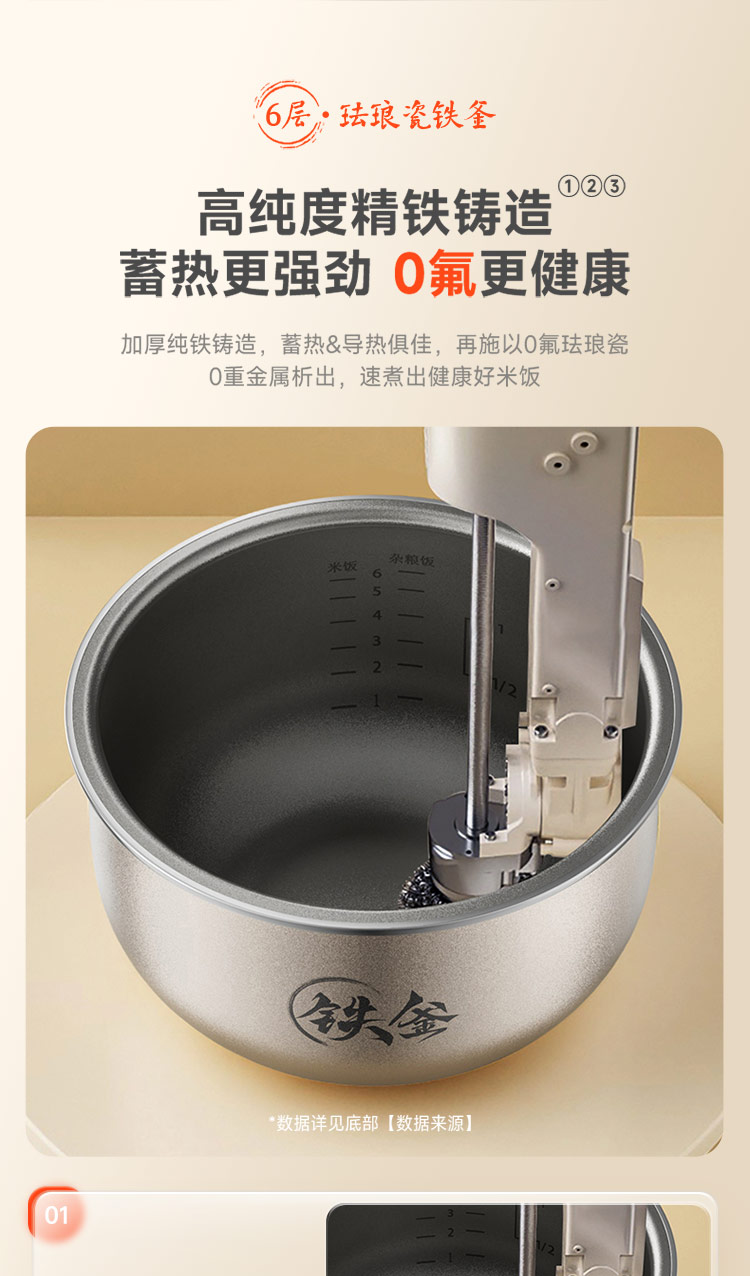 小熊电饭煲DFB-D30T1 详情图 5