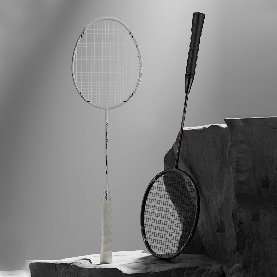 佑美 全碳素纤维5U超轻耐用型专业羽毛球拍 图片 2