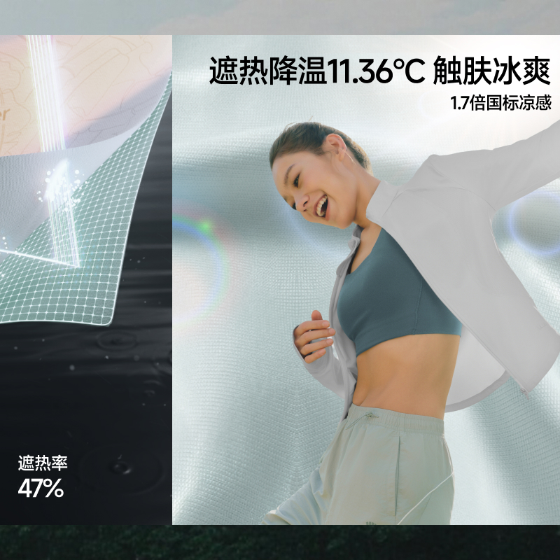 蕉下女士凉感防晒衣（修身款、立领） 图片 4