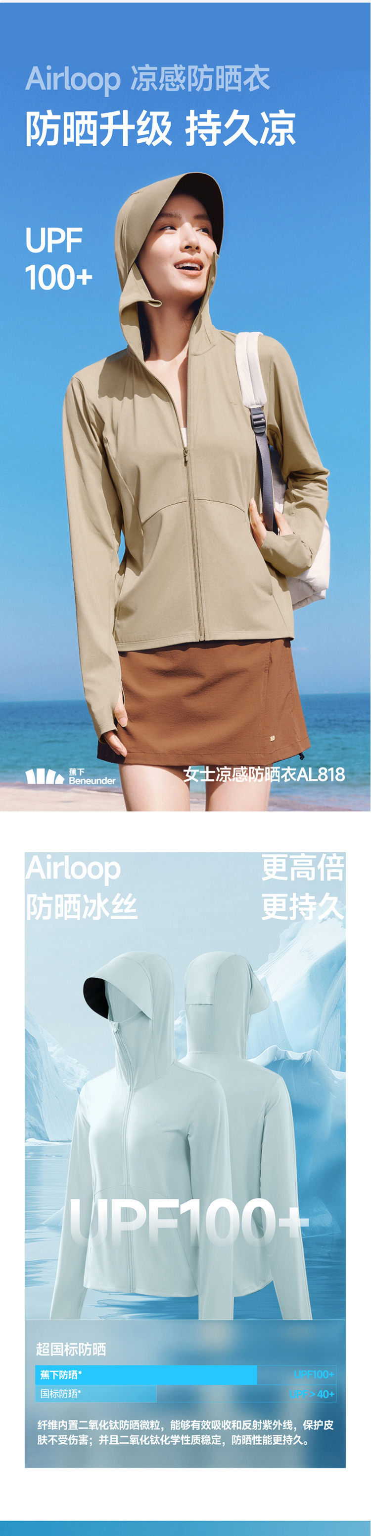 蕉下女士凉感防晒衣（常规款） 详情图 1