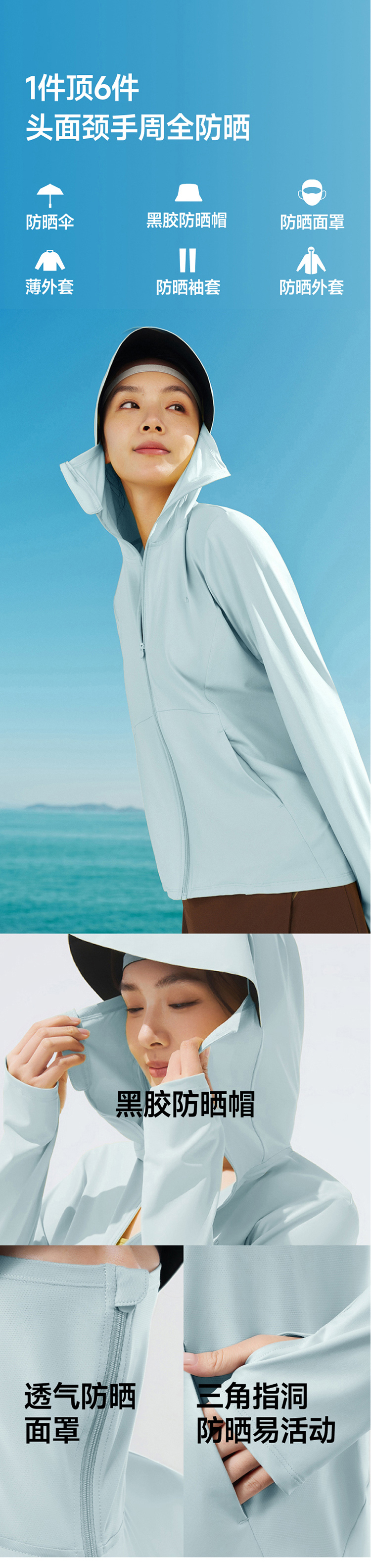 蕉下女士凉感防晒衣（常规款） 详情图 2