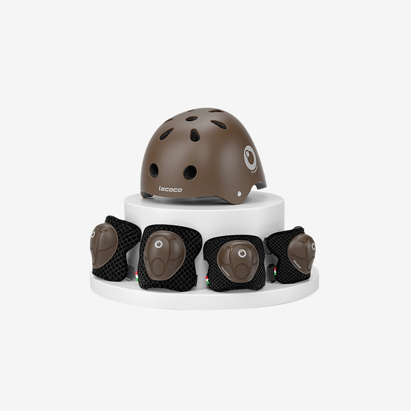 乐卡 竞技款儿童头盔护具套装