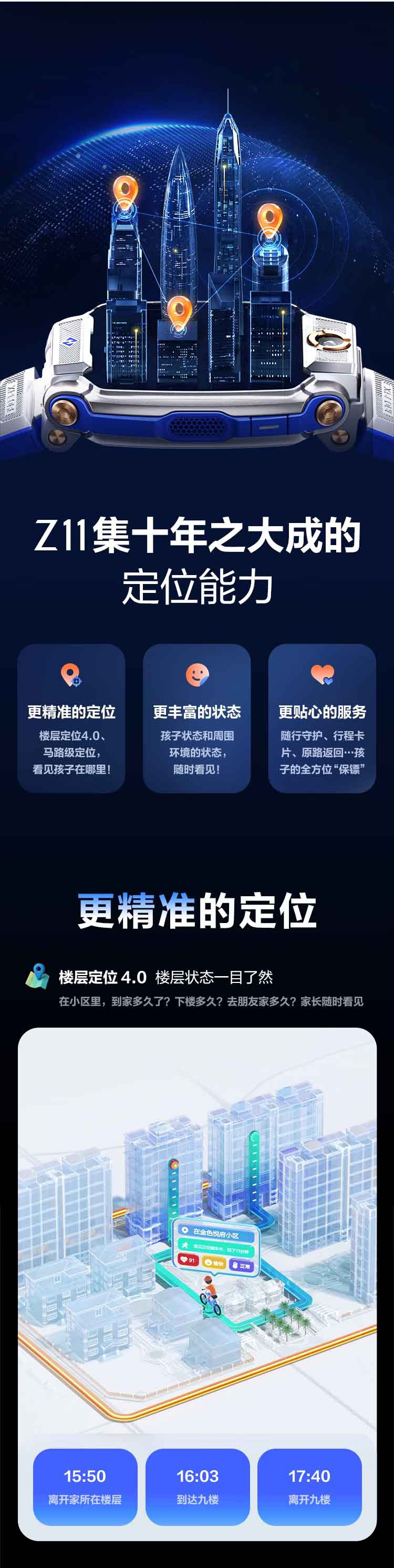 小天才 电话手表旗舰Z11 详情图 3