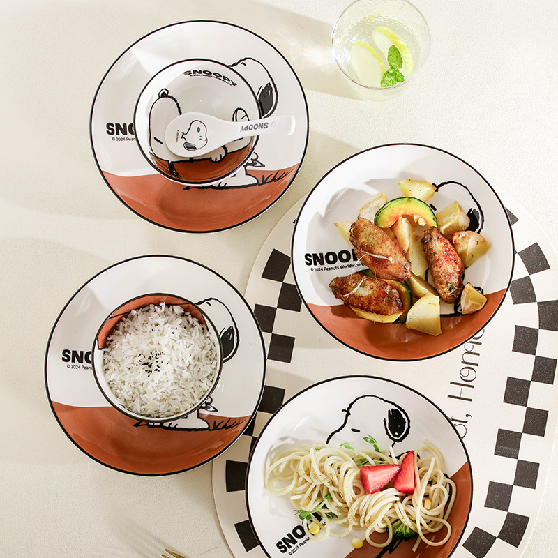 史努比浮雕4.5寸碗 图片 2