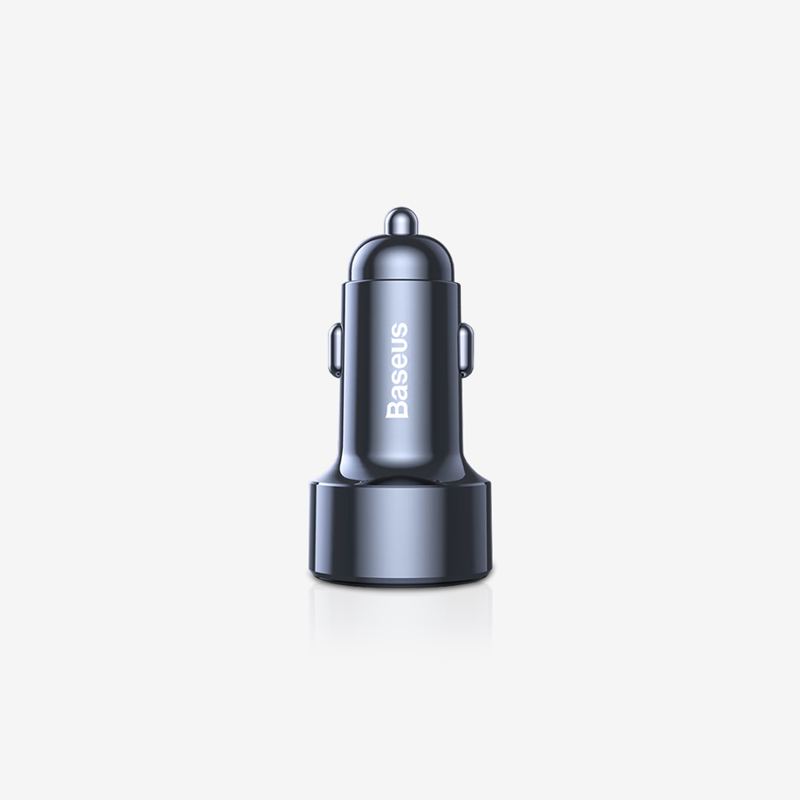 倍思 魔力系列数显智能双快充车充