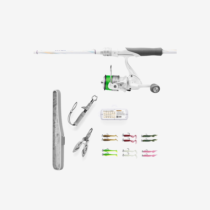 汉鼎 路亚套装小白竿2代