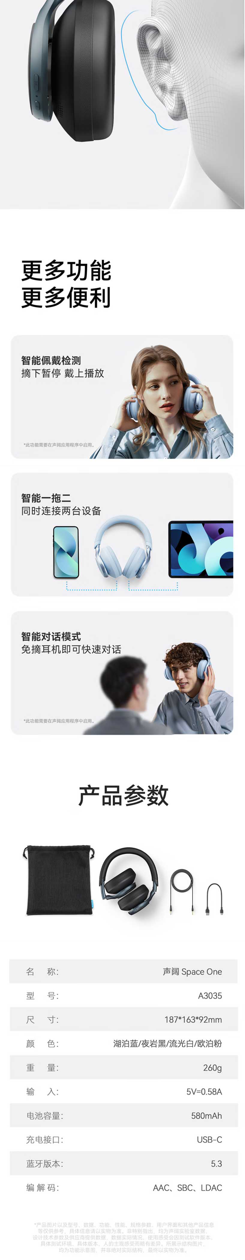 声阔 Soumdcore Space 0ne S1 详情图 6