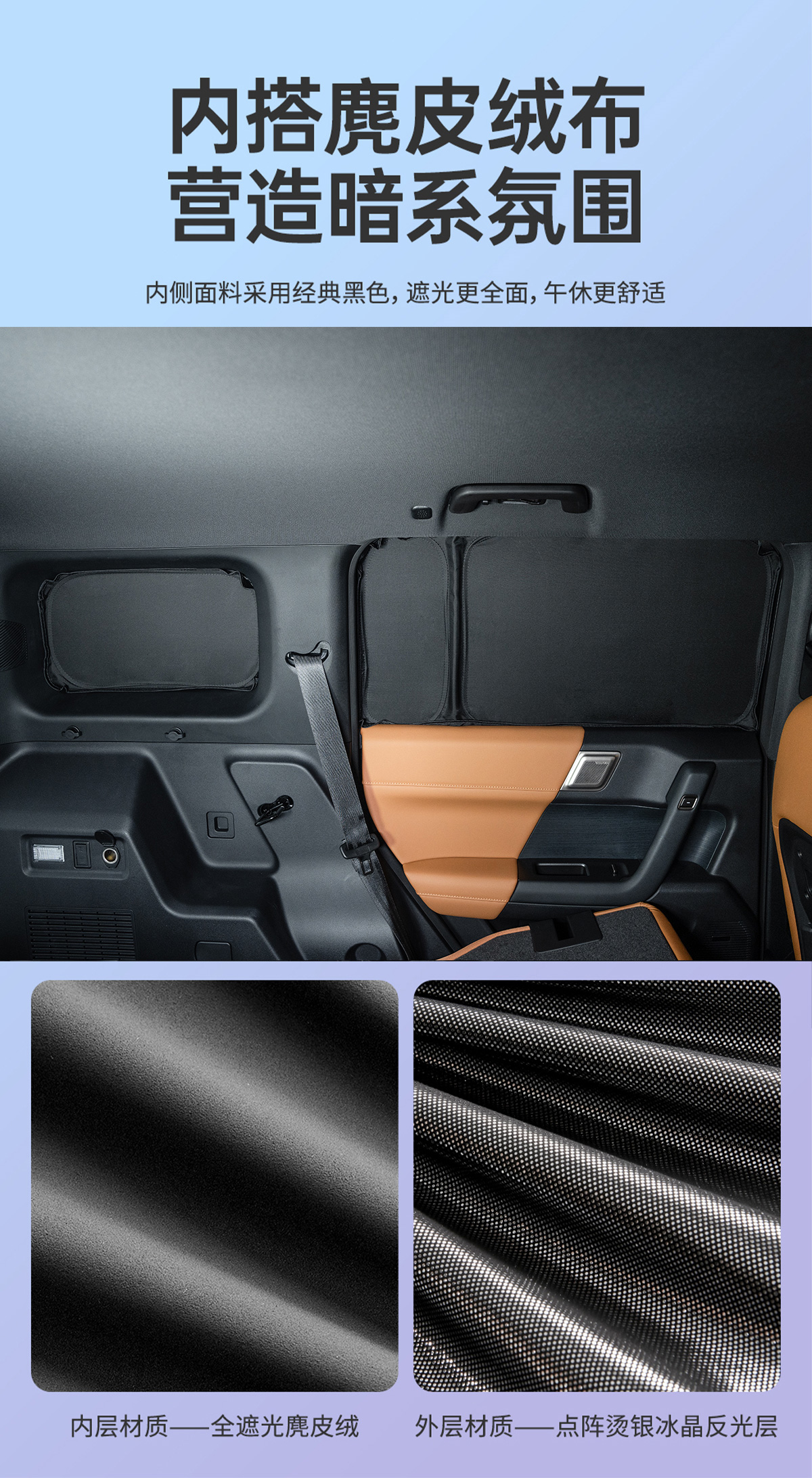 风云X3L 私密遮阳8件套（牛皮纸包装） 详情图 5