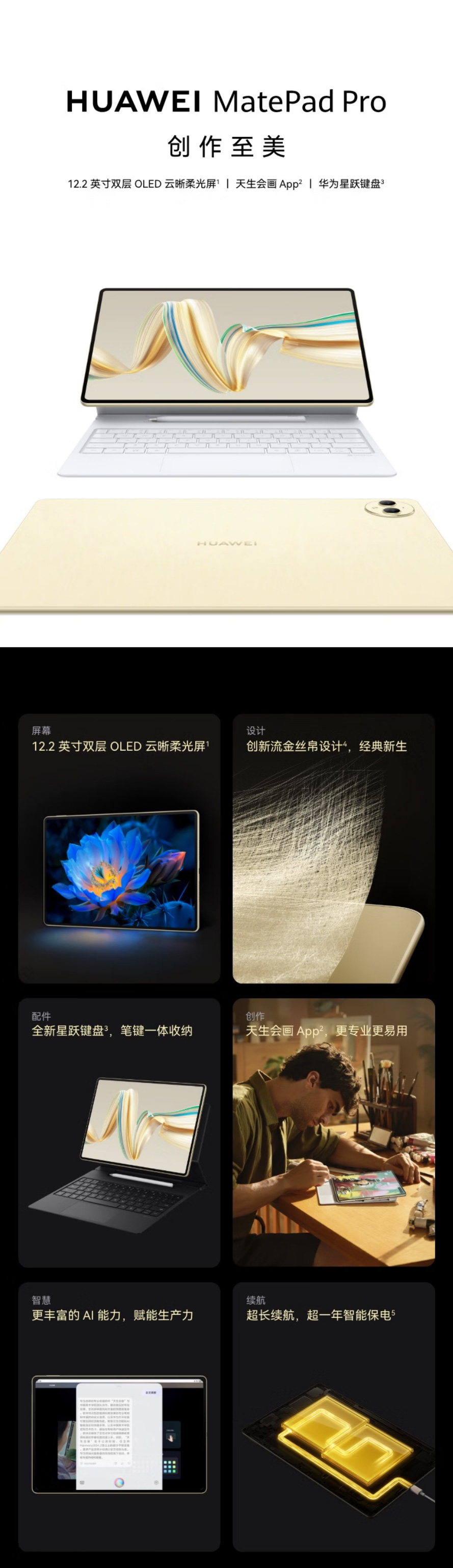 HUAWEI MatePad Pro 12.2 英寸 详情图 2