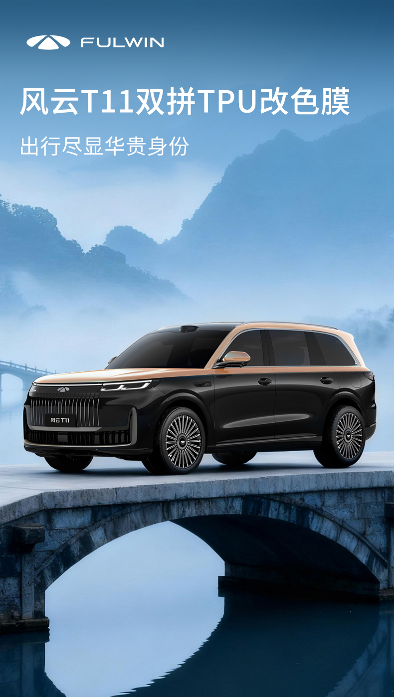 风云T11双拼TPU改色膜 详情图 1