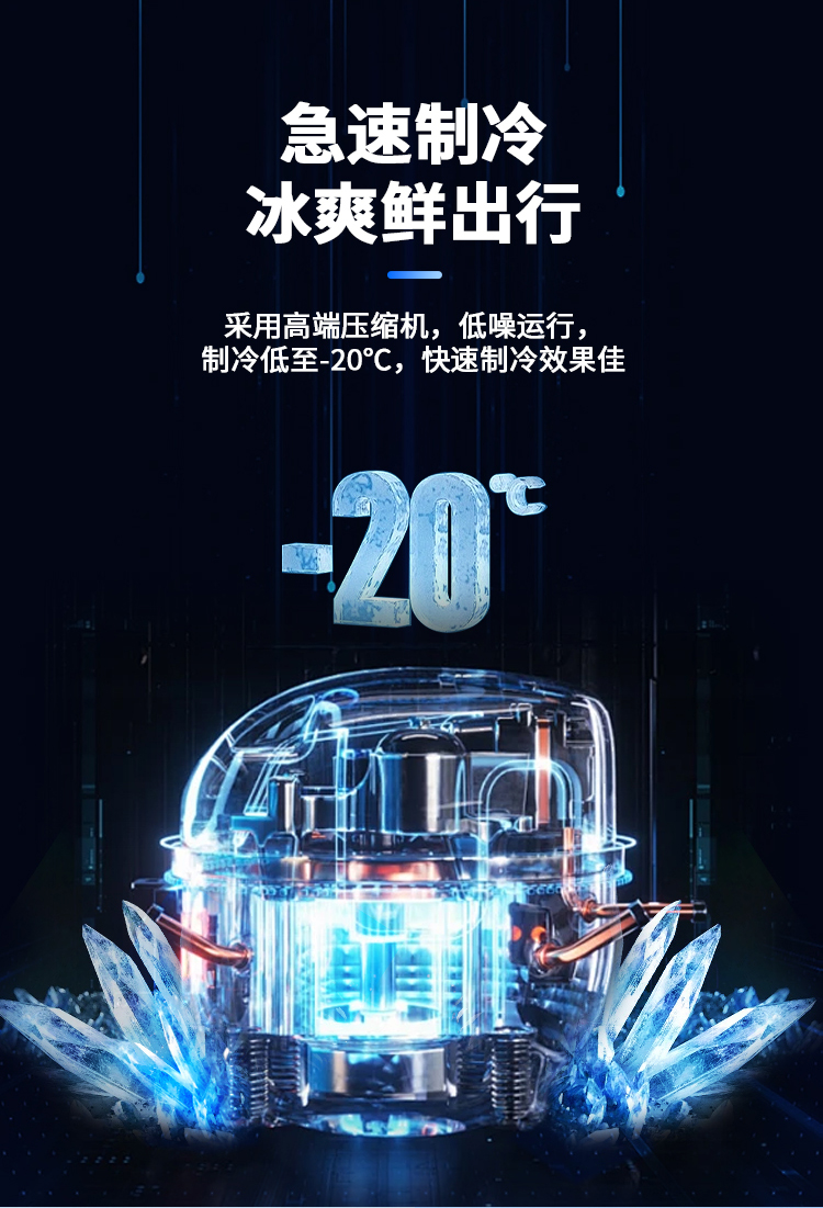 风云X3系列车载冰箱（带底座） 详情图 3