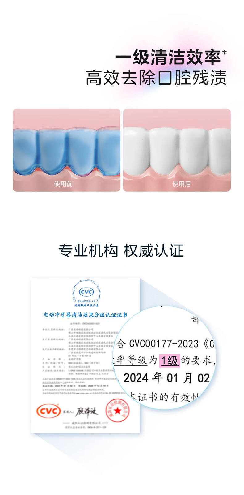 美的冲牙器CS3 详情图 5