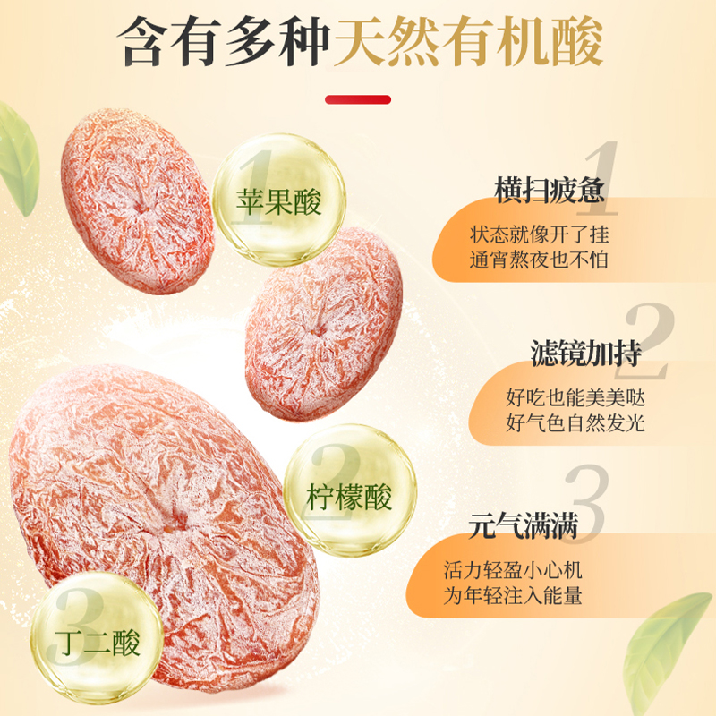 溜溜梅 陈皮梅饼 图片 2