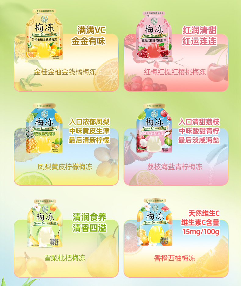 溜溜梅 6味缤纷装梅冻 详情图 4