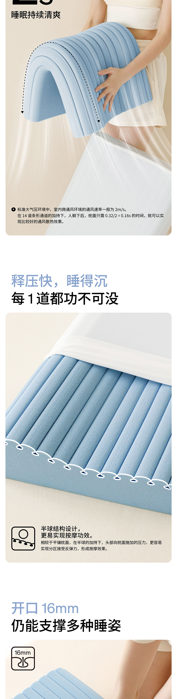 躺岛 深睡枕记忆棉透气支撑记忆枕 详情图 2