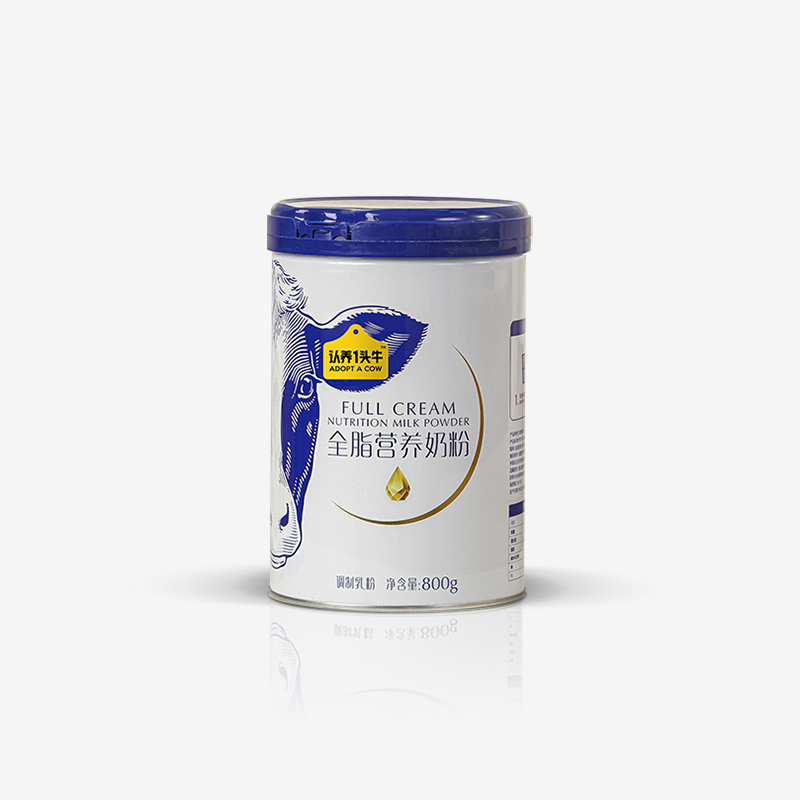 认养一头牛 全脂营养奶粉800g