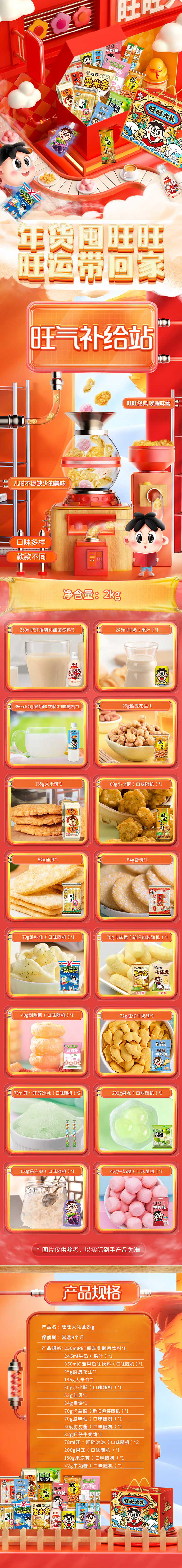 旺旺大礼盒 2KG 详情图 1