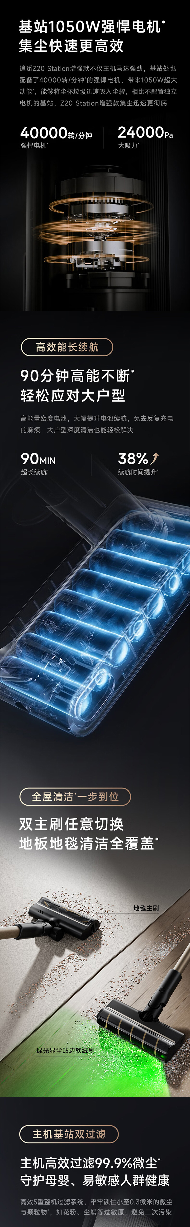 追觅 自集尘吸尘器Z20 STATION 详情图 2