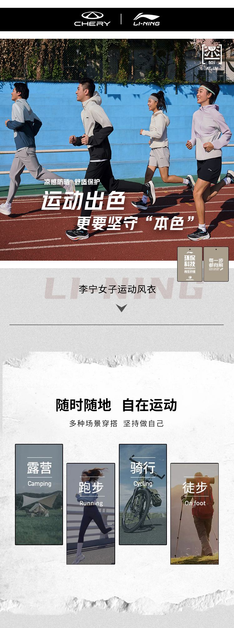 CHERY RUN女款运动风衣 详情图 1