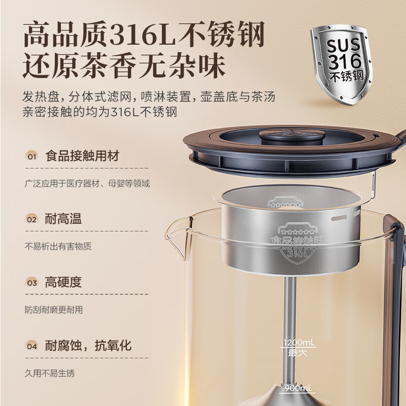 小熊煮茶器ZCQ-D12Z5 图片 2