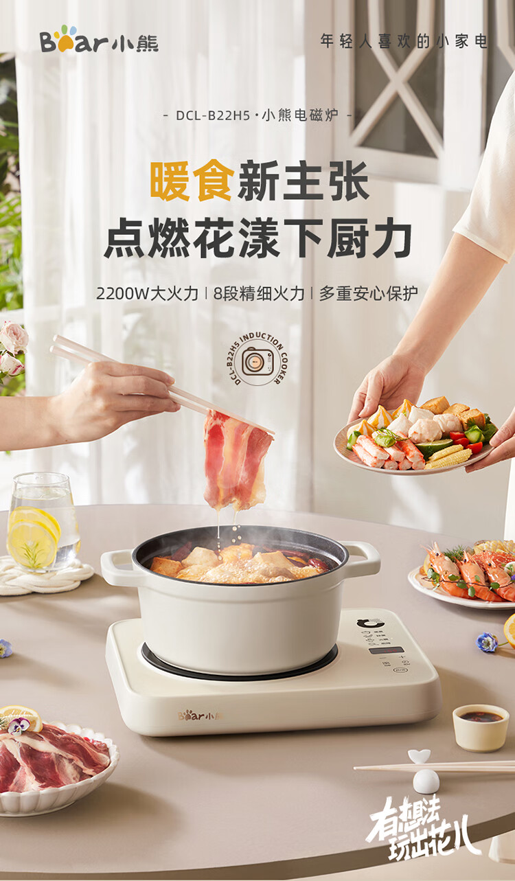 小熊电磁炉DCL-B22H5 详情图 1