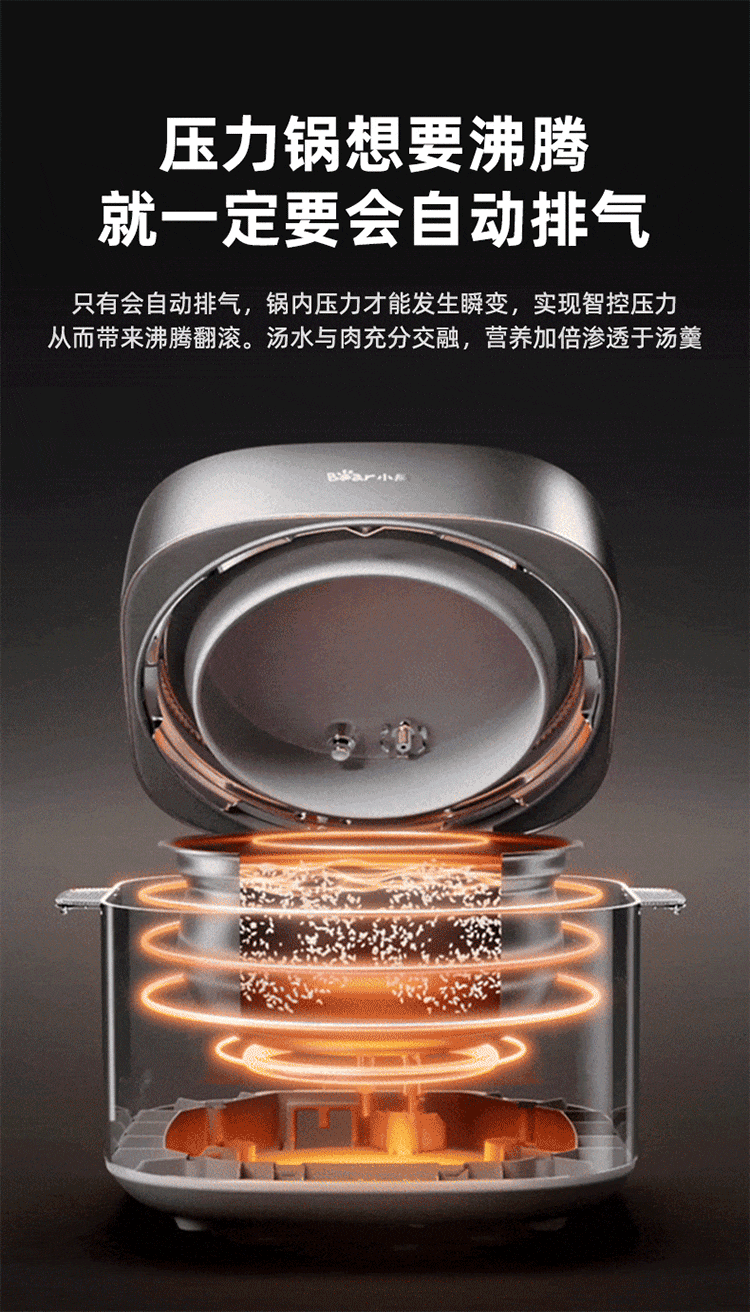 小熊电压力锅YLB-D25F1 详情图 5