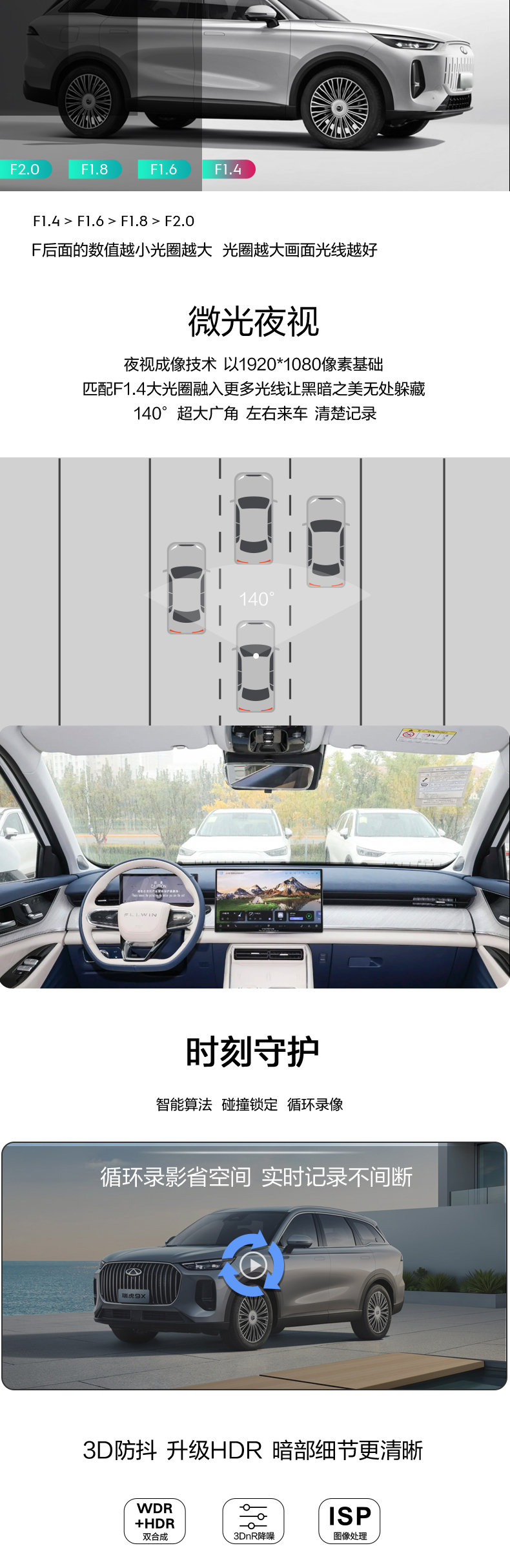 奇瑞行车记录仪（不含安装） 详情图 3