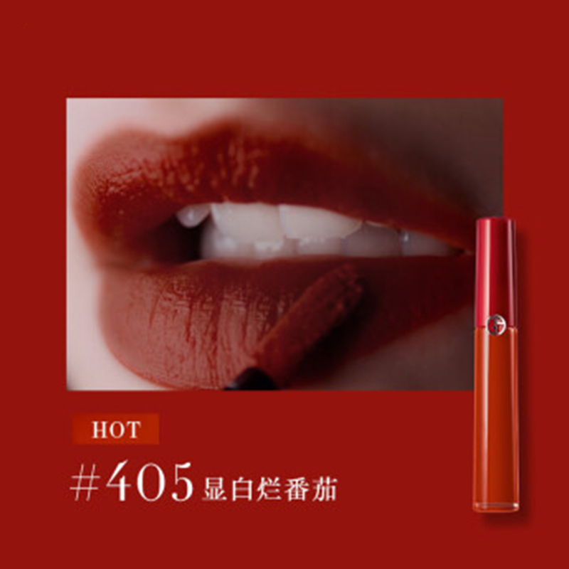 阿玛尼红管丝绒哑光唇釉 图片 3