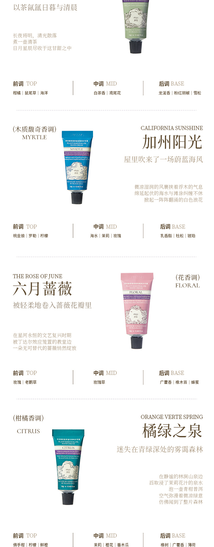 润培 诗境系列香氛手护礼盒 详情图 6