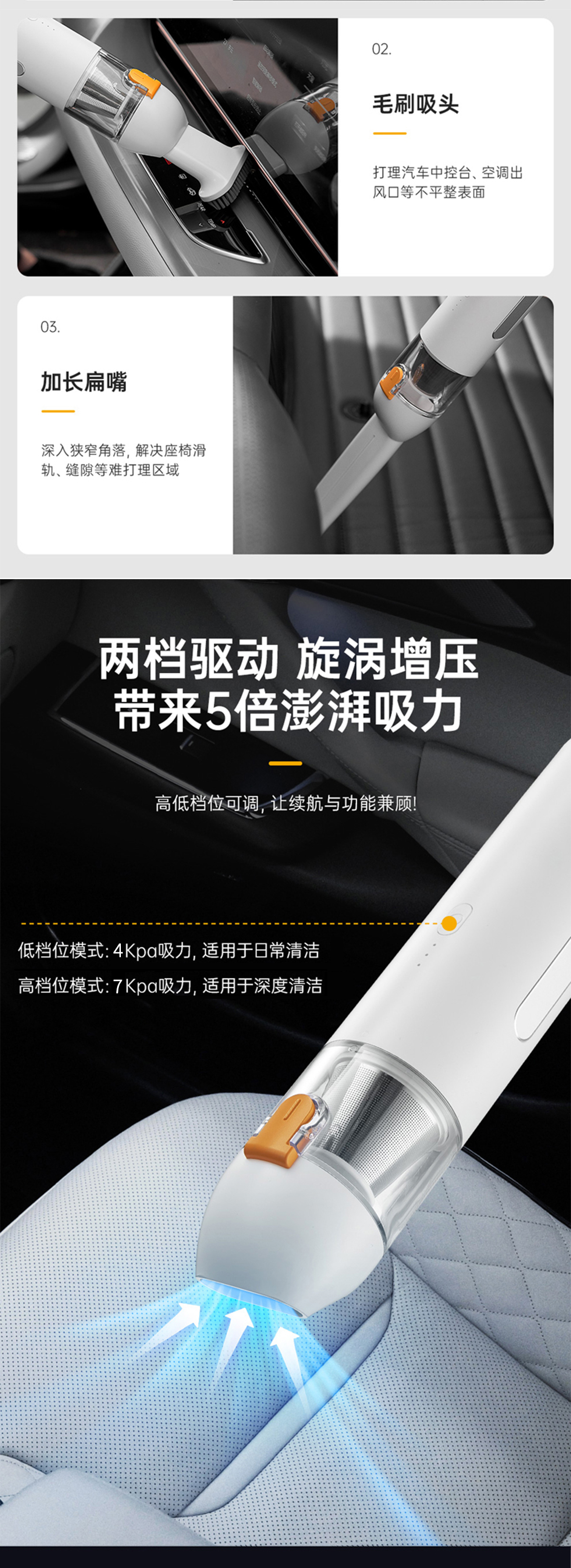 风云X3系列 多功能车载吸尘器 详情图 2