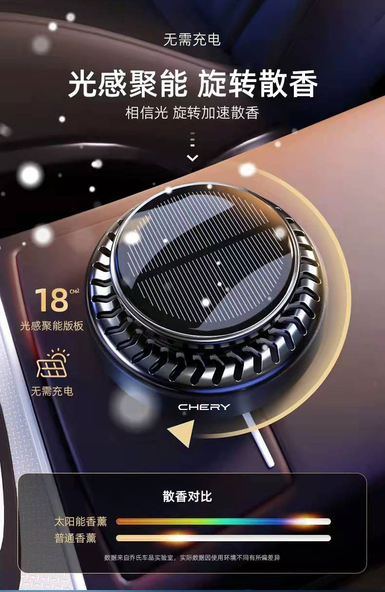 定制太阳能香薰 转盘款 详情图 3