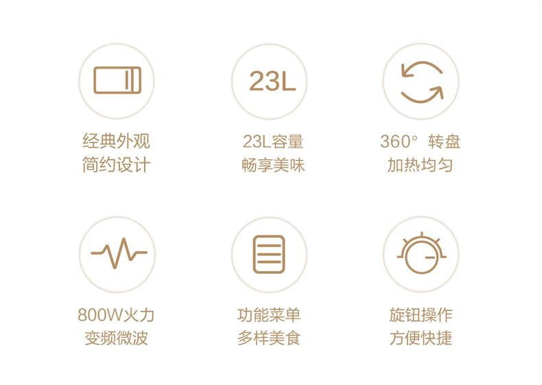 美的微波炉M1-230E 详情图 2