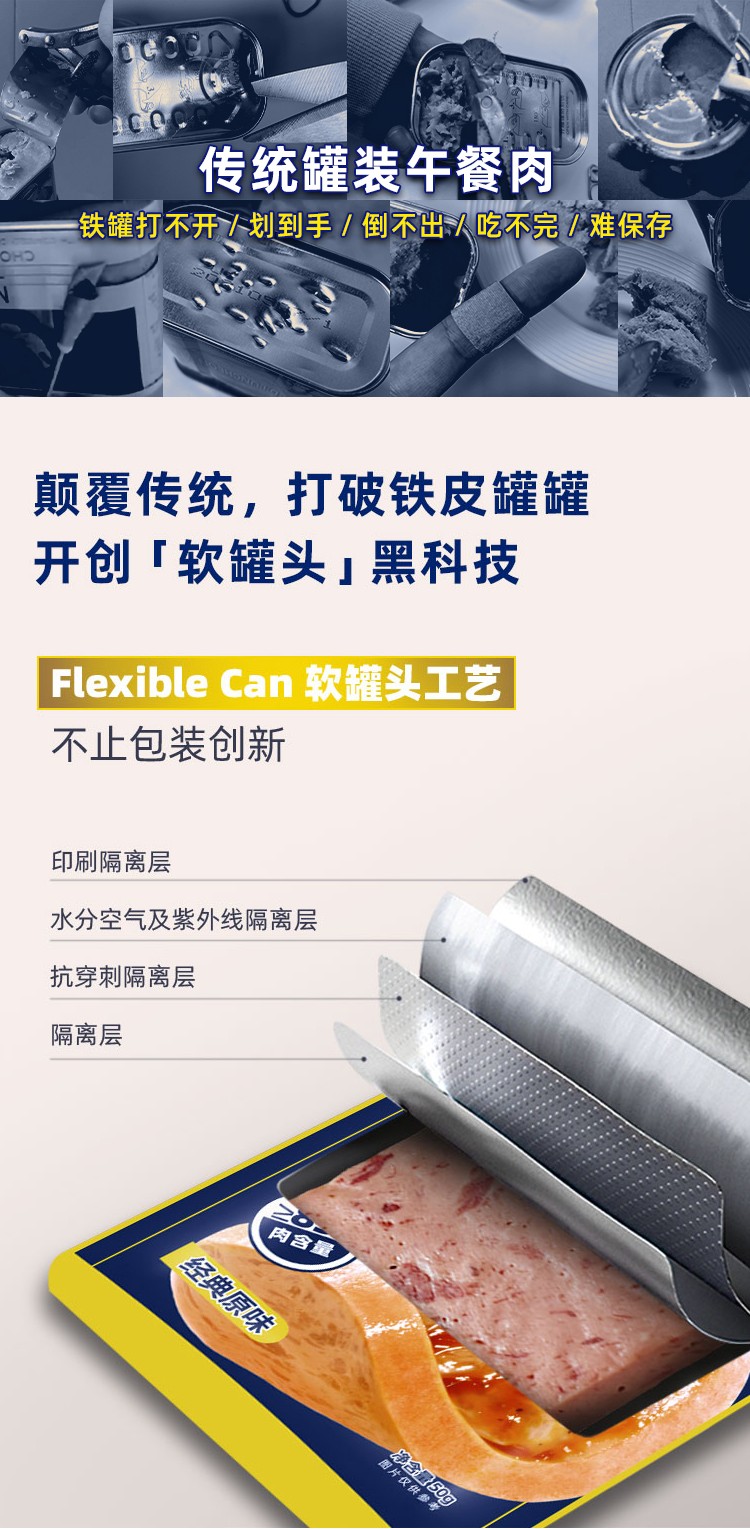 肉敢当 黑猪午餐肉 详情图 2