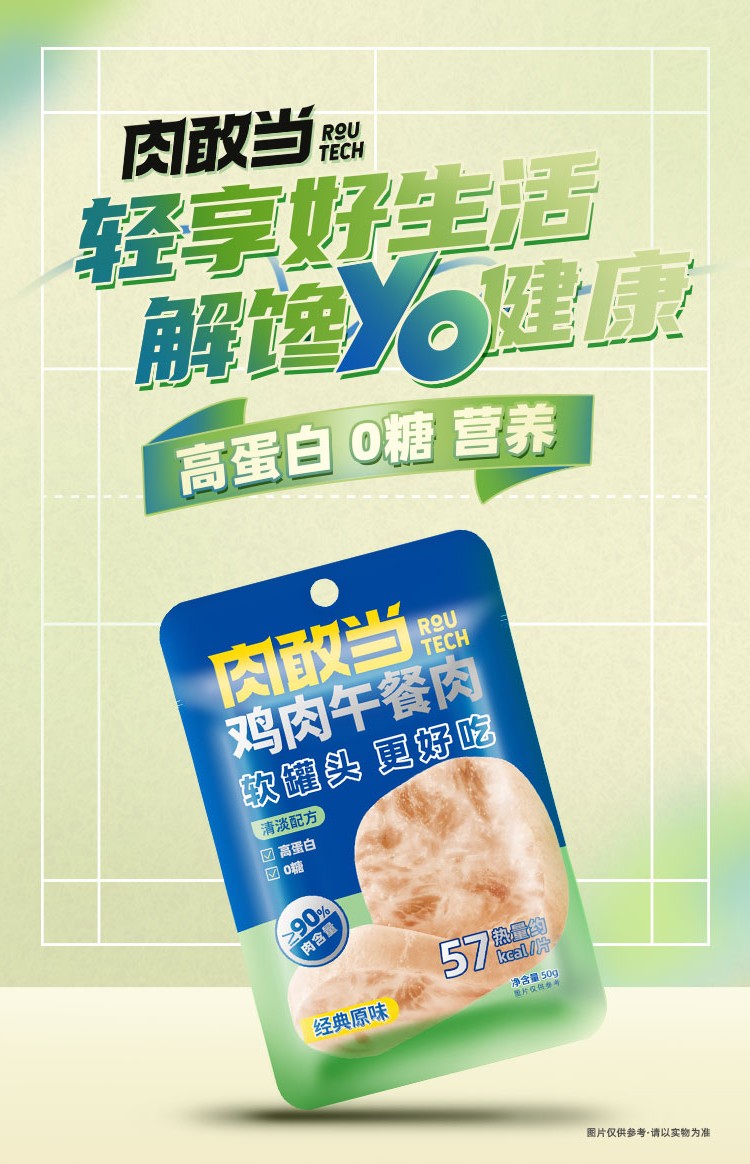 肉敢当 鸡肉午餐肉 详情图 1