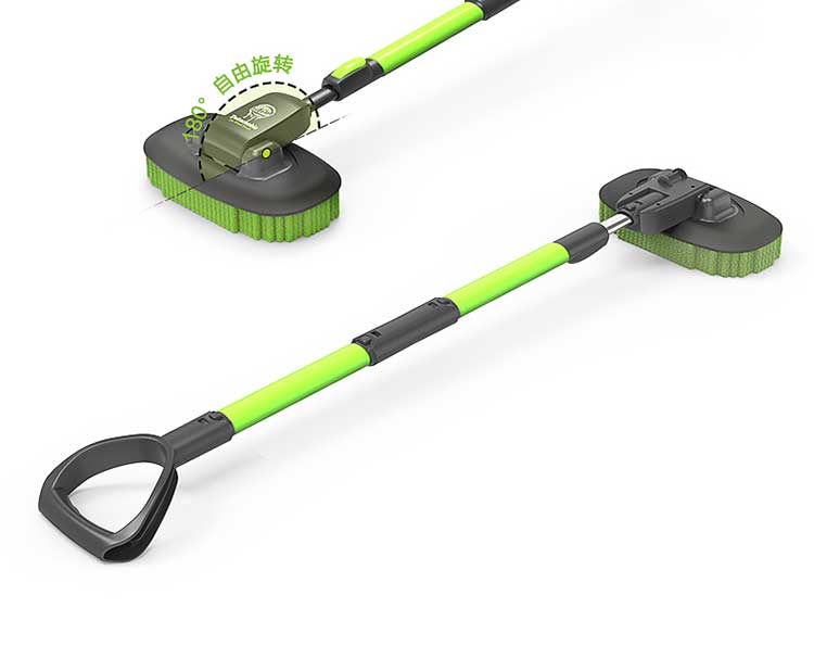绿田 洗车配件可拆卸伸缩毛刷拖把 详情图 6