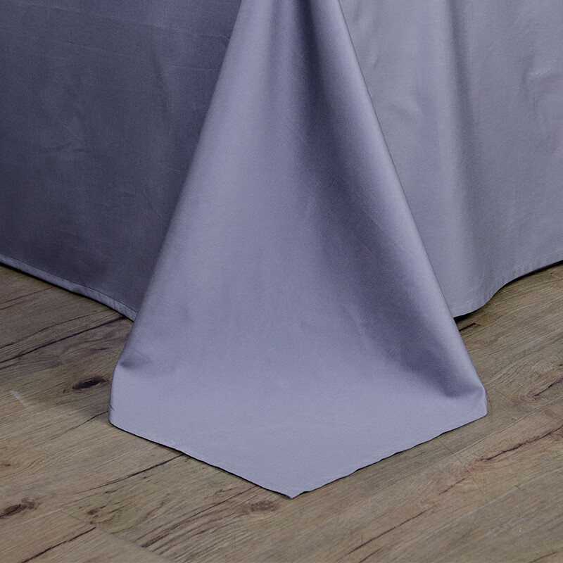 富安娜 抑菌毓秀贡缎四件套-瓷·风清 图片 1