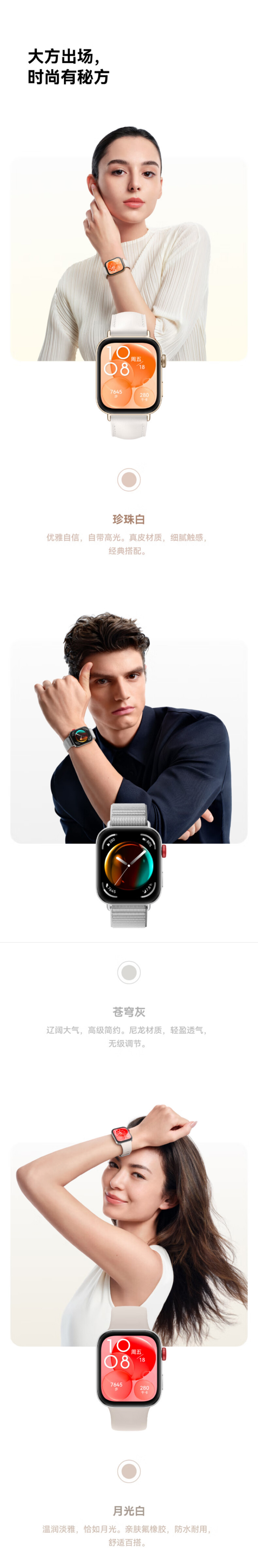 HUAWEI WATCH FIT 3 氟橡胶表带 详情图 5