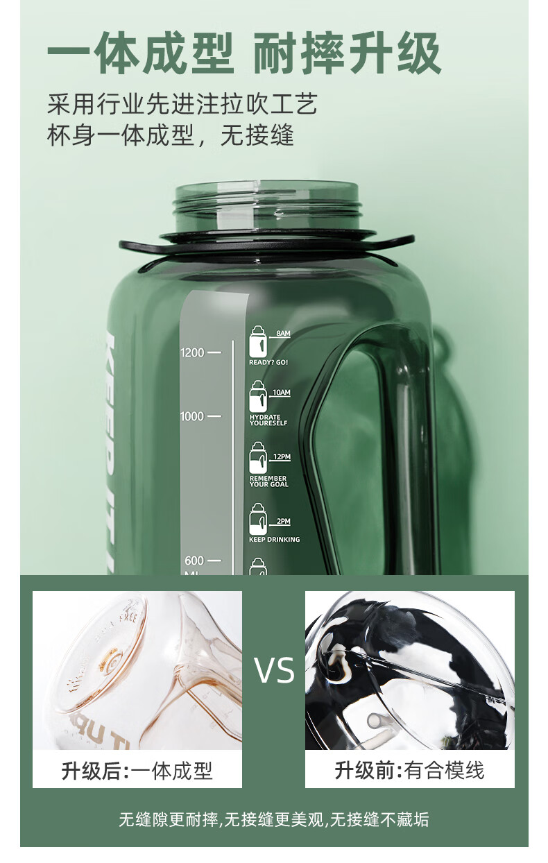 富光满动力运动水壶-墨绿色 详情图 4