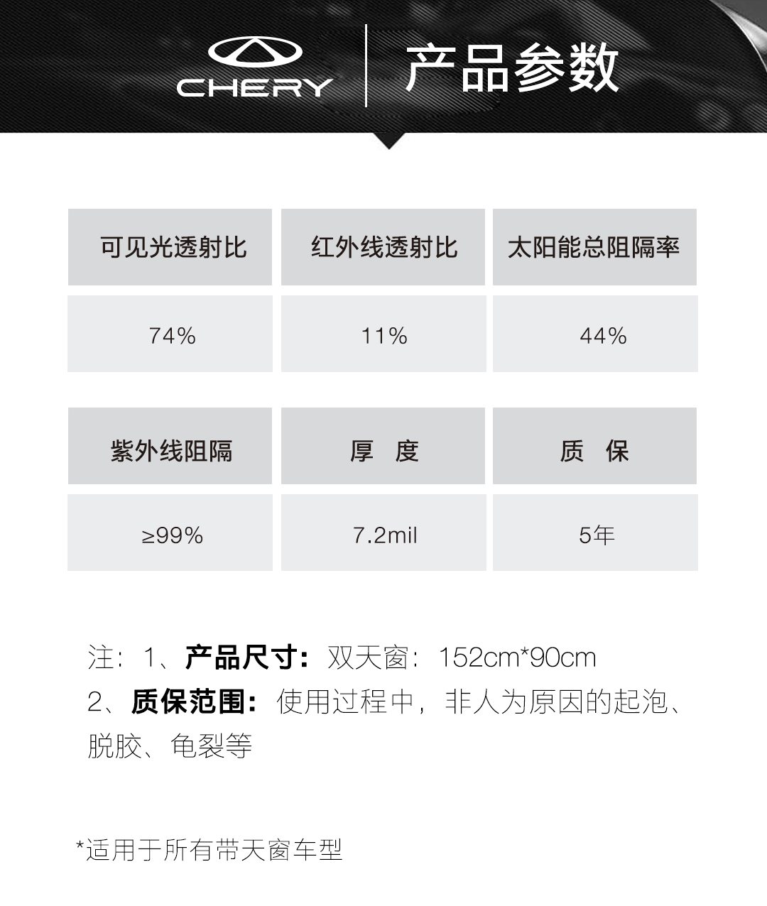 天窗冰甲（双天窗） 详情图 5