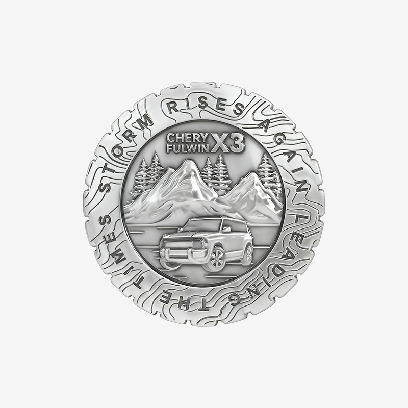 风云X3L金属徽章
