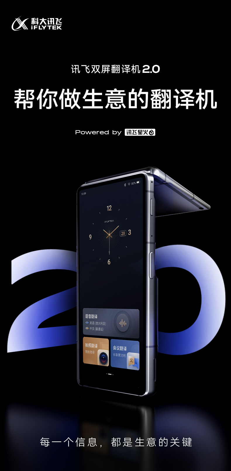 双屏翻译机2.0 详情图 2