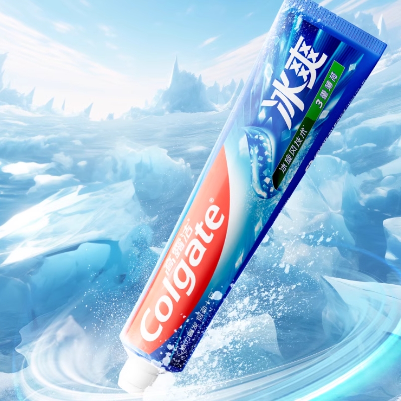 高露洁 冰爽牙膏三重薄荷（120g*6支） 图片 1