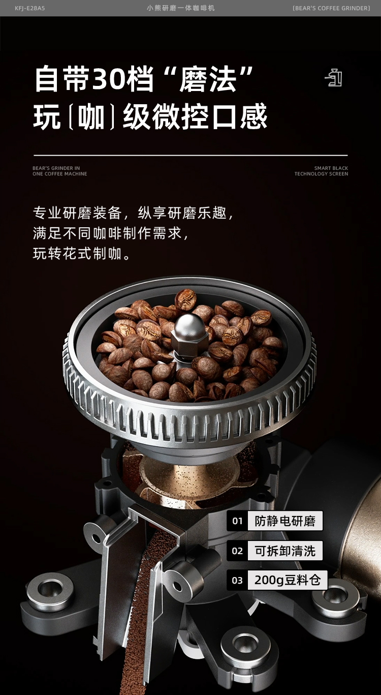 小熊咖啡机KFJ-E28A5 详情图 6