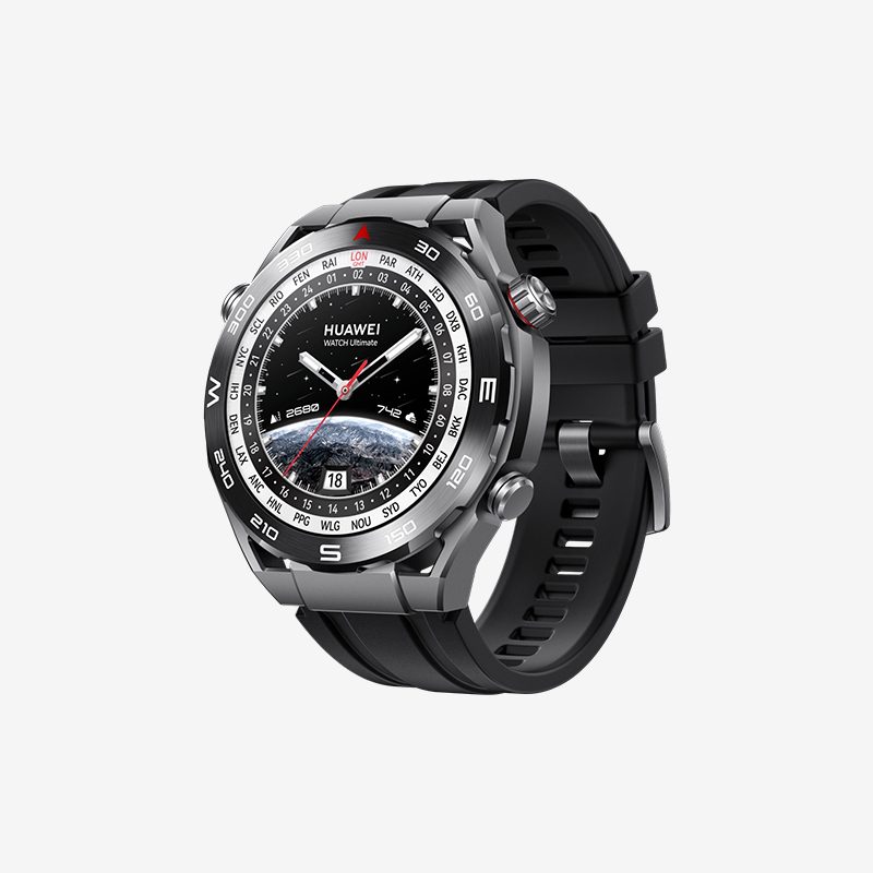 HUAWEIWATCH ULTIMATE黑色丁腈橡胶表带