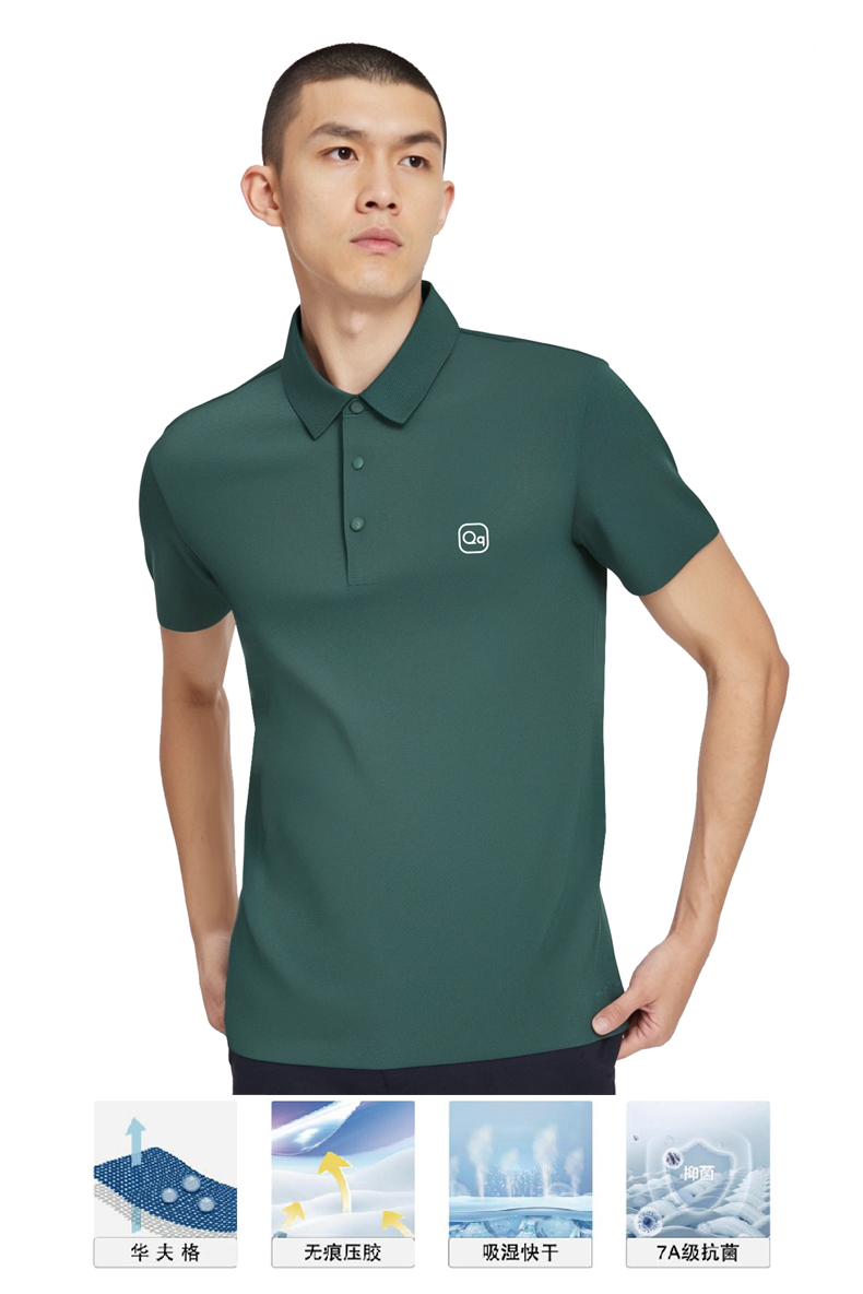 华夫格男款POLO-QQ款 详情图 4
